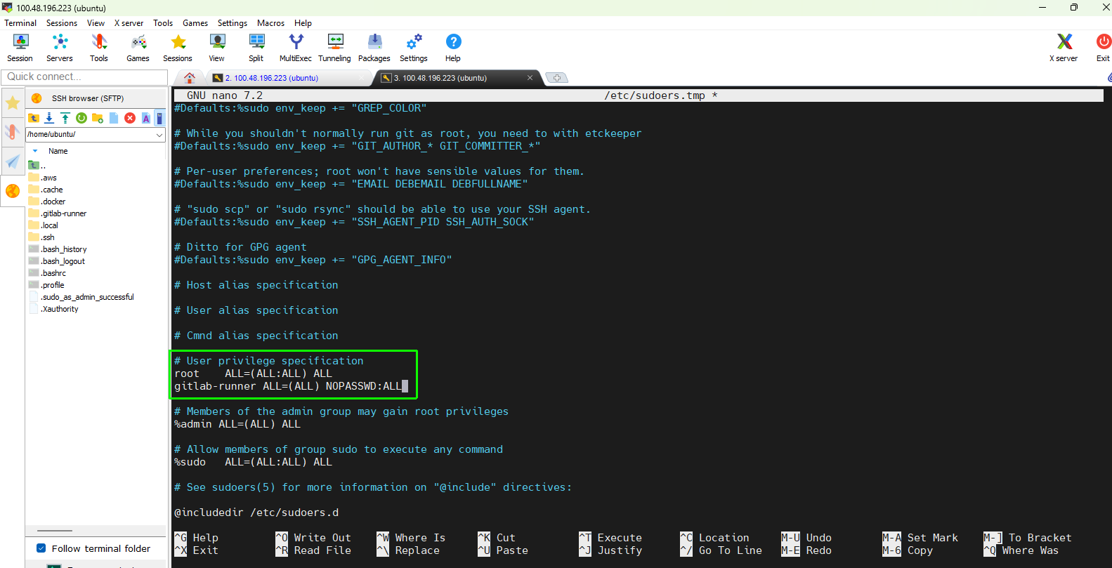 Update Sudo