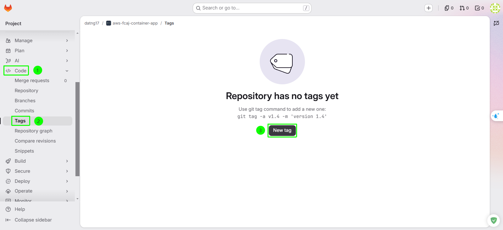 Create Tag
